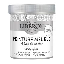 PEINTURE MEUBLE À BASE DE CASÉINE BLANC ALBÂTRE 500ML